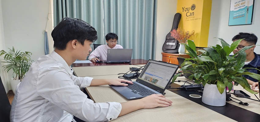 Các bạn học viên tại Lớp học google ads tại Hoàng Mai