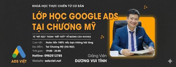 Lớp học cáo google Ads tại Chương Mỹ